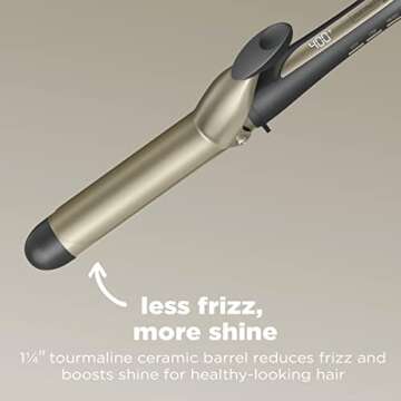 INFINITIPRO BY CONAIR Tourmaline Ceramic 1 1/4-inch Curling Iron, 1 1/4-inch Digital Curling Iron, 1...