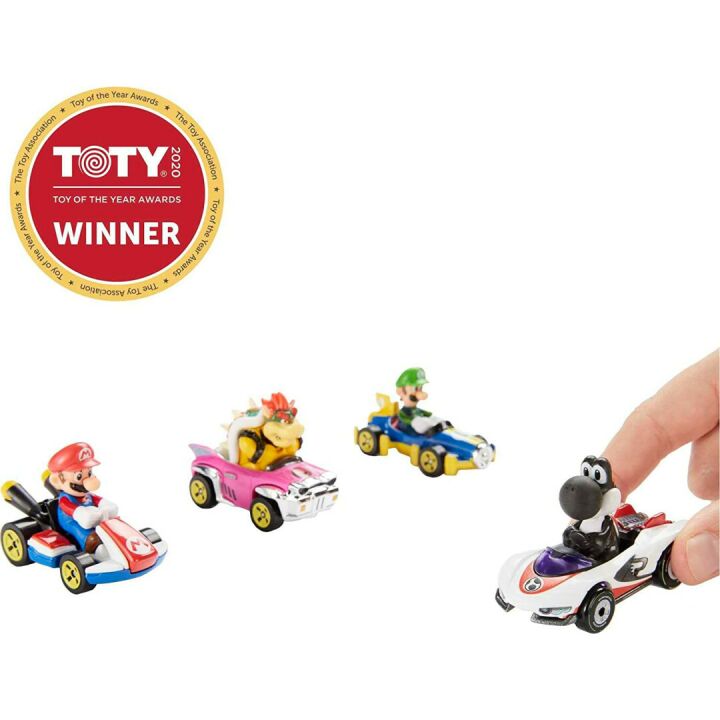Hot Wheels Mario Kart Die-Cast Cars 4-Pack Exclusive