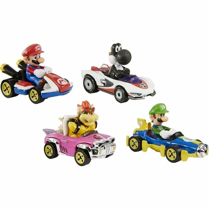 Hot Wheels Mario Kart Die-Cast Cars 4-Pack Exclusive