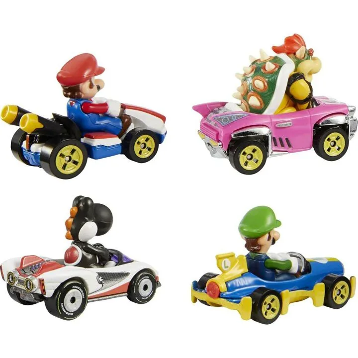Hot Wheels Mario Kart Die-Cast Cars 4-Pack Exclusive
