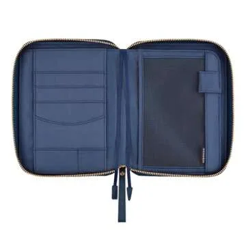 Elegant Hobonichi Techo A6 Planner Cover with Zipper