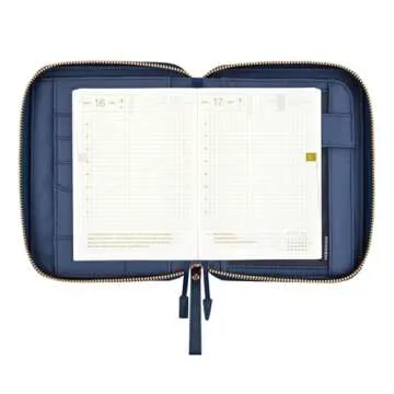 Elegant Hobonichi Techo A6 Planner Cover with Zipper