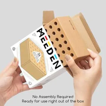 MEEDEN Beechwood Brush Holders for Artists and Students