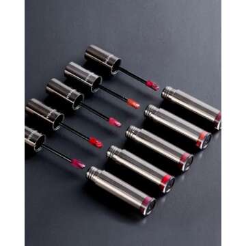 VIDIVICI Millennial Tint Glit - Transfer Proof Moisture Korean Lip Tint with Long-Lasting Color, Lightweight Water Jelly Texture, Hydrating & Smudge-Free Lip Stain, 0.13oz (04 FALLING BROWN)