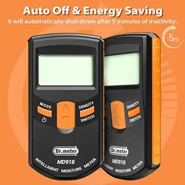 Dr.meter Pinless Wood Moisture Meter for Accurate Readings