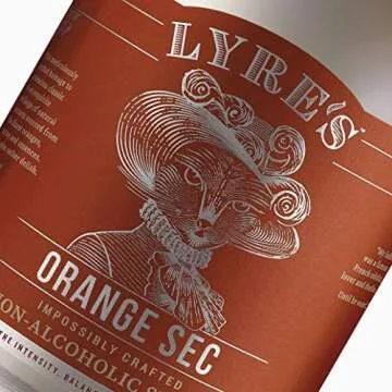Lyre's Orange Sec Premium Non Alcoholic Spirits, Mocktails & Nonalcoholic Drinks, Triple Sec Style, 23.7 Fl Oz