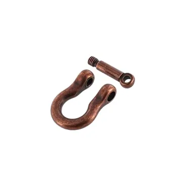 B7485 Antique Copper Shackle with Screw Pin - Solid Brass