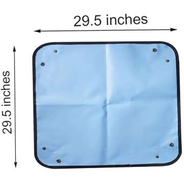 JDYFQIAN Waterproof Indoor Plant Potting Mat for Easy Cleaning