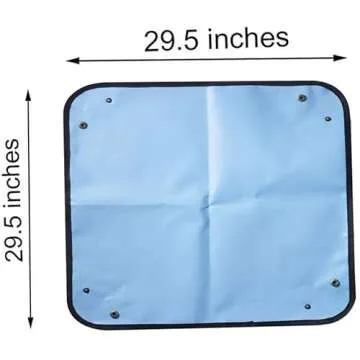 JDYFQIAN Waterproof Indoor Plant Potting Mat for Easy Cleaning