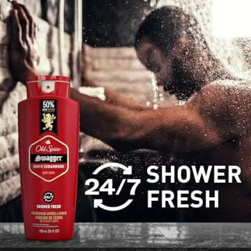Old Spice Body Wash for Men - Long Lasting Cedarwood Scent