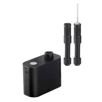 FitStill Tiny Pump Bike Pump Portable Ultra-Mini 100PSI Electric Bicycle Pump with Type-C Rechargeable Battery Tires Inflatable for Bicycle,E-Bike,Motorbike,Football,Basketball