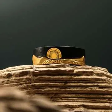 Starforged Dune II Themed Ring Couple Original design Exclusive Movie peripherals Legendary Pictures(Dune2)