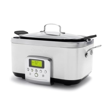 GreenPan Elite 8-in-1 Programmable 6QT Slow Cooker, Dishwasher Safe & Ceramic Nonstick Multi-Cooker