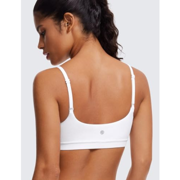 CRZ YOGA Butterluxe Adjustable Sports Bra for Women