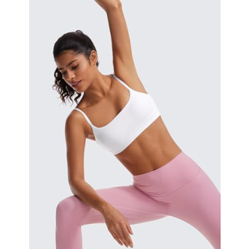 CRZ YOGA Butterluxe Adjustable Sports Bra for Women