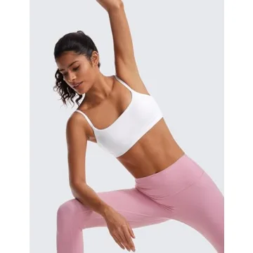 CRZ YOGA Butterluxe Adjustable Sports Bra for Women