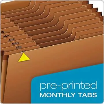 Pendaflex Heavy-Duty Expanding File with Monthly Index
