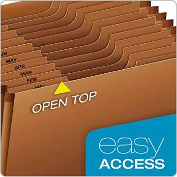 Pendaflex Heavy-Duty Expanding File with Monthly Index