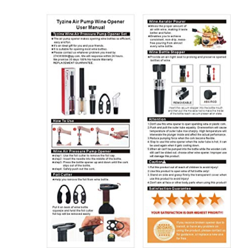 Air Pump Wine Opener Set - Perfect Gift for Wine Lovers