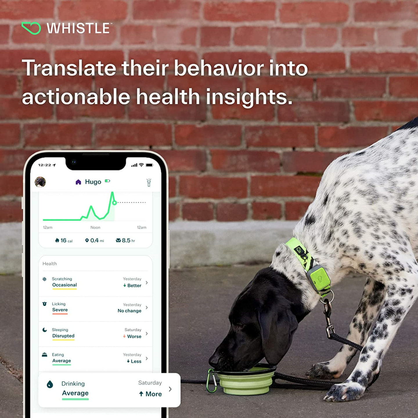 Whistle GO Explore: GPS Dog Tracker & Fitness Monitor