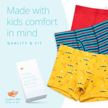 Nolan Boxer Briefs for Boys | 100% Organic Cotton | 7-Pack