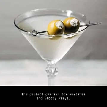 Premium Blue Cheese Stuffed Olives for Cocktails 8.5 Oz