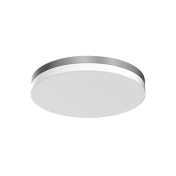 DLLT 24W Modern Dimmable Led Flush Mount Ceiling Light Fixture with Remote-13 Inch Round Close to Ceiling Lights for Bedroom/Kitchen/Dining Room Lighting, Timing, 3000K-6000K 3 Light Color Changeable