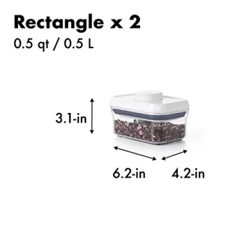 OXO Airtight Food Storage 10-Piece Set for Kitchen Organization