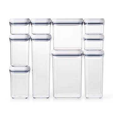 OXO Airtight Food Storage 10-Piece Set for Kitchen Organization
