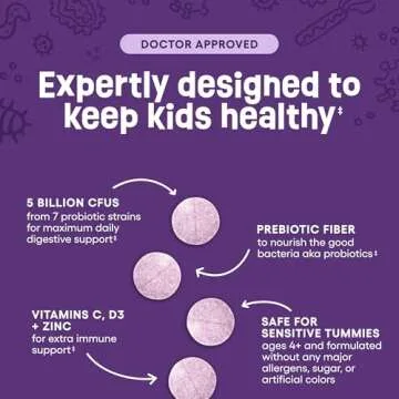 Physician's CHOICE Kids Probiotics - 7 Strains & Support