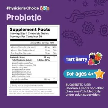 Physician's CHOICE Kids Probiotics - 7 Strains & Support