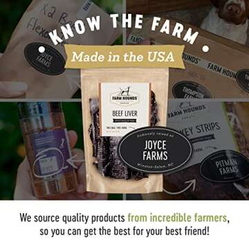 Farm Hounds Natural Beef Liver Jerky For Healthy Dogs
