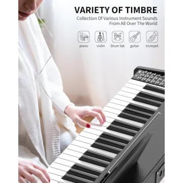 Digital Piano Keyboard 88 Key Designed for All Beginners