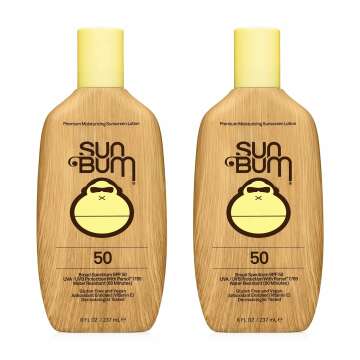Sun Bum SPF 50 Sunscreen Lotion - Vegan, Reef Friendly, Moisturizing 2 Pack