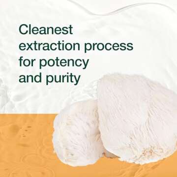 Fresh Nutrition Organic Lions Mane Mushroom Capsules - Strongest DNA Verified Formula - Rich in Alpha Glucan - Powerful Superfood Supplement - Brain, Immune System Benefits - Vegan Friendly