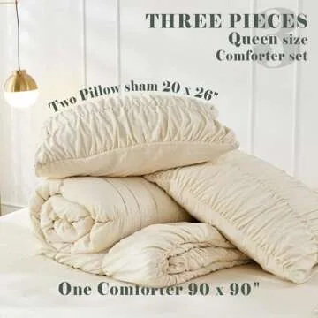 Elegant Queen Comforter Set - Soft Boho Bedding Awaits You!