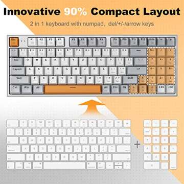 Redragon K63GWO Mechanical Keyboard - RGB Compact Wired