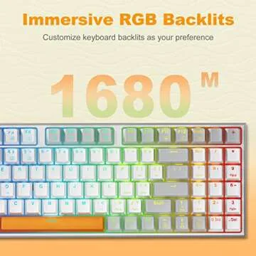 Redragon K63GWO Mechanical Keyboard - RGB Compact Wired