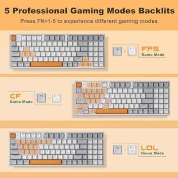 Redragon K63GWO Mechanical Keyboard - RGB Compact Wired