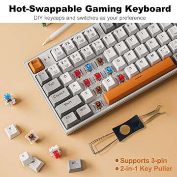 Redragon K63GWO Mechanical Keyboard - RGB Compact Wired