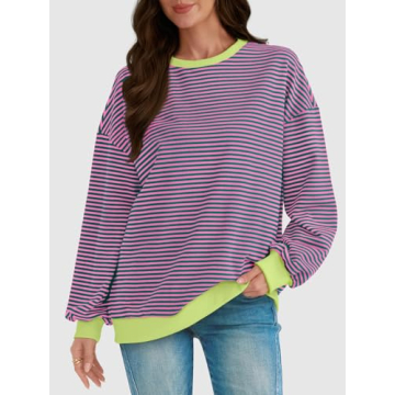 AUTOMET Oversized Sweatshirt for Women Stylish Comfort