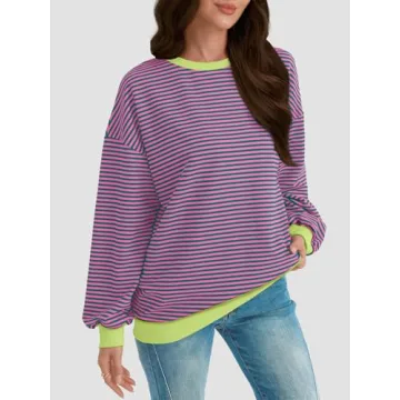 AUTOMET Oversized Sweatshirt for Women Stylish Comfort