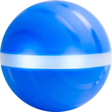 BarxBuddy Busy Ball Interactive Cat & Dog Toy - (Heavy Duty - Incredibly Durable & Peppy) Automatic ...