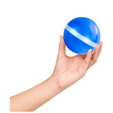 BarxBuddy Busy Ball Interactive Cat & Dog Toy - (Heavy Duty - Incredibly Durable & Peppy) Automatic & Self Rolling Wicked Pet Ball for Hard Surfaces - 3 Interactive Speeds - Rechargeable