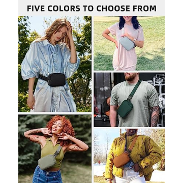 Stylish Light Blue Fanny Pack for Running & Sports