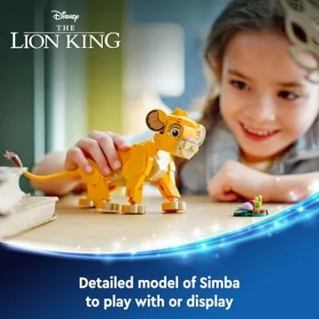 LEGO Disney Simba Buildable Toy for Kids - Fun Gift