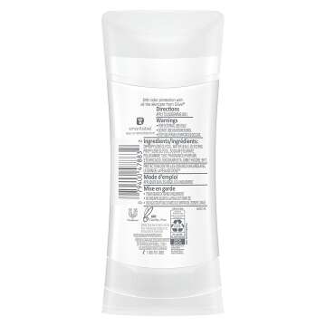 Dove Rose Petals 0% Aluminum Free Deodorant 3-Pack