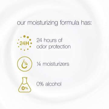 Dove Rose Petals 0% Aluminum Free Deodorant 3-Pack