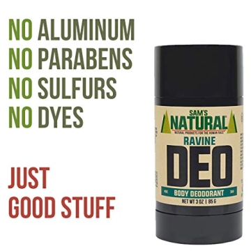 Sam's Natural Deodorant - Ravine - Aluminum Free, Eco-Friendly