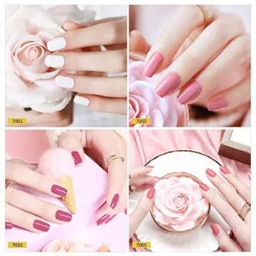 AZUREBEAUTY Gel Nail Polish Set with 8 Colors